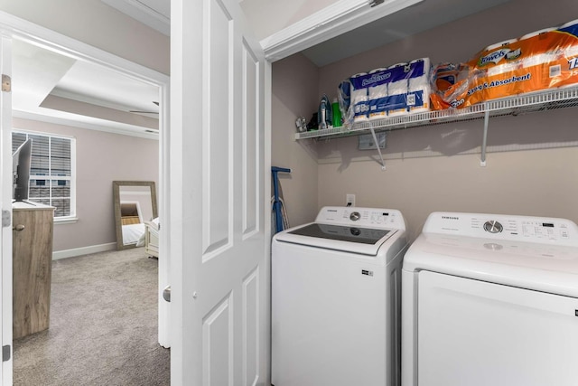 4316 Summercrest Blvd Unit 104, Antioch, TN 37013 - laundry room featuring washer and dryer and carpet flooring