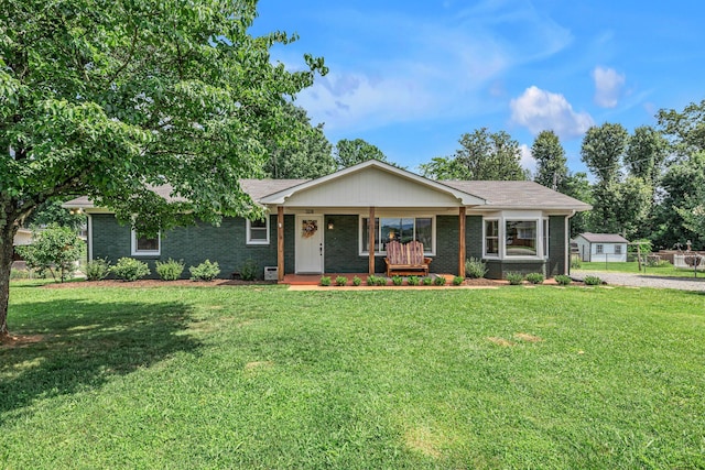 328 Margo Ln, Mcminnville, TN 37110 - single story home with covered porch and brick siding