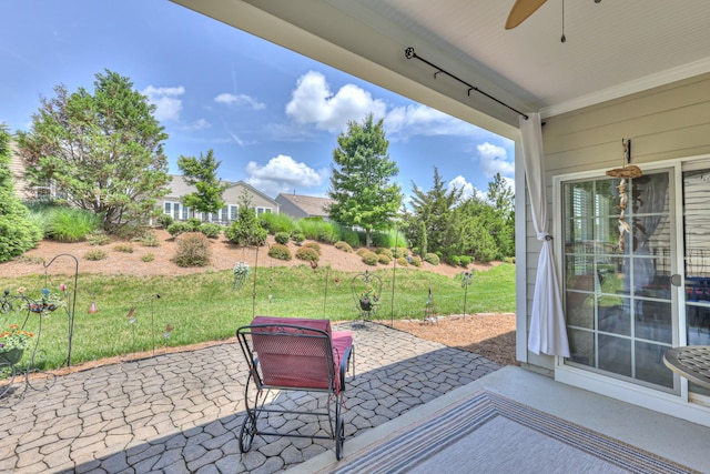 403 Independence St, Mount Juliet, TN 37122 - view of patio / terrace featuring a ceiling fan