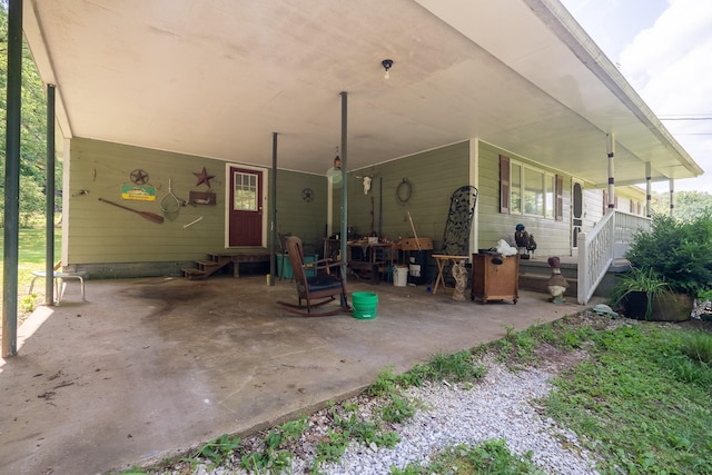 399 Indian Creek Rd, Hohenwald, TN 38462 - rear view of property with entry steps
