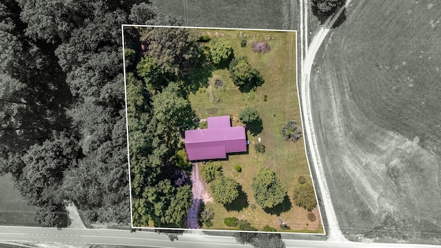 399 Indian Creek Rd, Hohenwald, TN 38462 - aerial overview of property's location with property boundaries highlighted