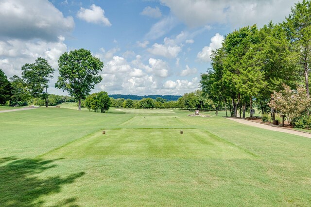 1353 Eliot Rd, Franklin, TN 37064 - surrounding community featuring view of wooded area, a lawn, and view of golf course