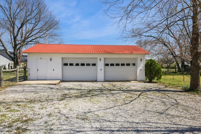3717 Atkins Rd, Cedar Hill, TN 37032 - view of detached garage