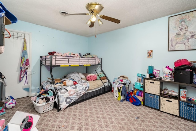 1053 Heritage Dr, Madison, TN 37115 - carpeted bedroom with a ceiling fan
