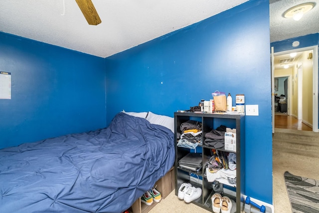 1053 Heritage Dr, Madison, TN 37115 - carpeted bedroom with a ceiling fan