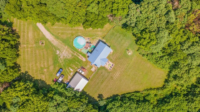 6857 Pulltight Hill Rd, College Grove, TN 37046 - bird's eye view of a pool