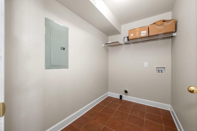 5241 Ticonderoga Ave, Murfreesboro, TN 37129 - laundry area with electric panel and hookup for a washing machine