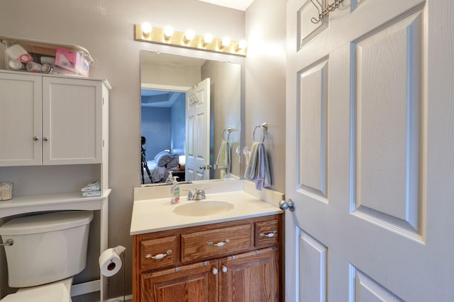 1944 Fieldstone Dr, Columbia, TN 38401 - half bathroom featuring vanity and toilet