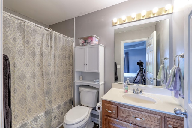 1944 Fieldstone Dr, Columbia, TN 38401 - bathroom featuring vanity and shower / bathtub combination with curtain