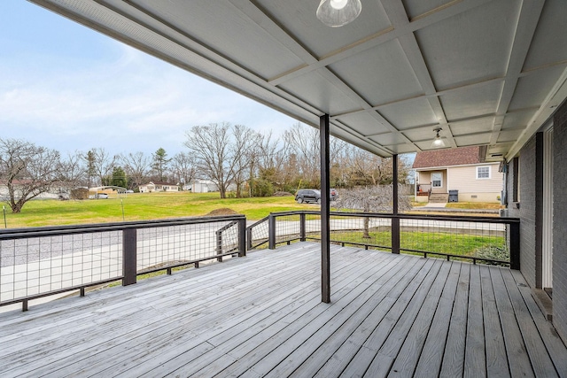 805 N Chancery St, Mcminnville, TN 37110 - wooden deck featuring a yard