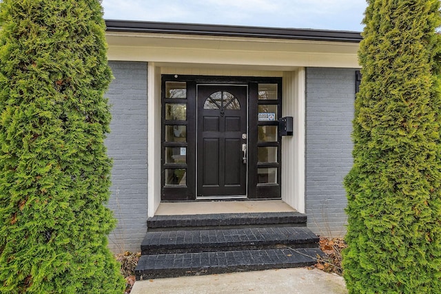 805 N Chancery St, Mcminnville, TN 37110 - property entrance featuring brick siding