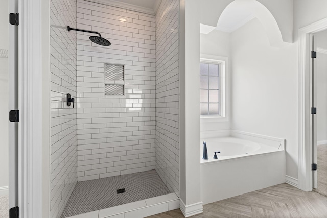 630 Black Horse Pkwy, Franklin, TN 37069 - full bath featuring a shower stall and a bath