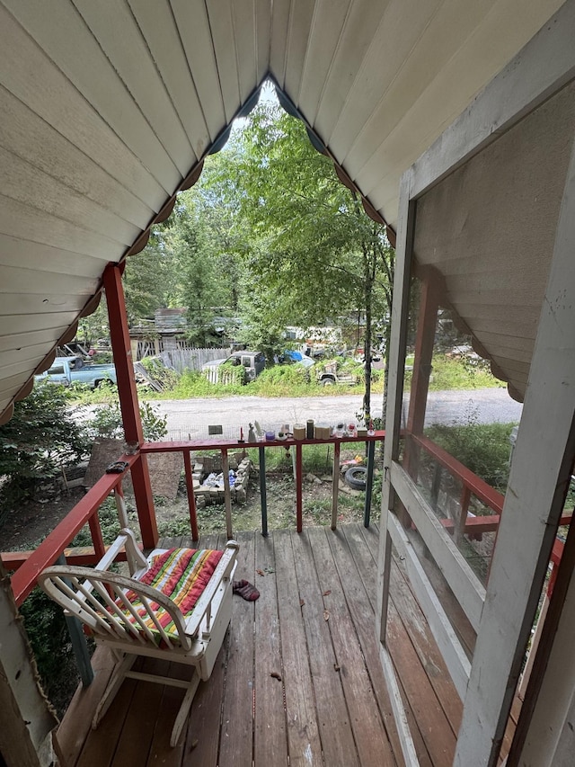 57 Stonewall Pike, Beechgrove, TN 37018 - view of wooden porch