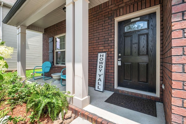 3116 Mapleside Ln, Murfreesboro, TN 37128 - property entrance with a porch and brick siding