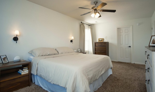 280 Ballygar Ct, Clarksville, TN 37043 - carpeted bedroom with ceiling fan and baseboards