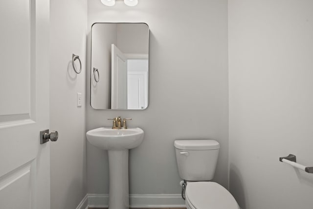 7507 Old Nashville Rd S, Fairview, TN 37062 - half bath with toilet and baseboards