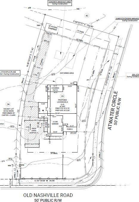 7507 Old Nashville Rd S, Fairview, TN 37062 - survey map / technical document