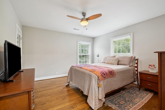 1470 Tyne Blvd, Nashville, TN 37215 - bedroom featuring wood finished floors and ceiling fan