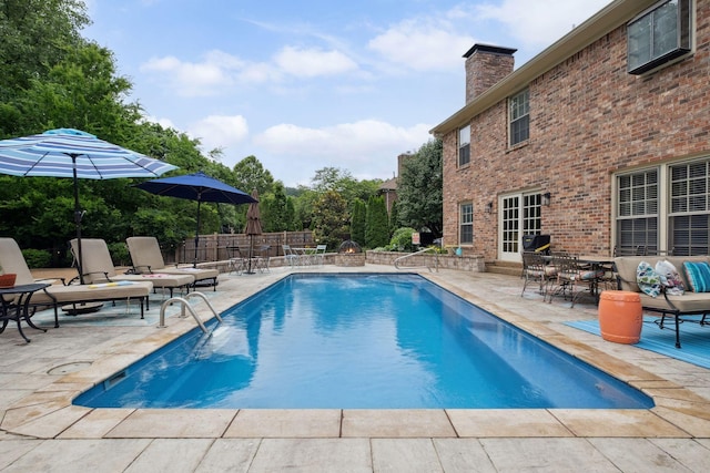1470 Tyne Blvd, Nashville, TN 37215 - view of swimming pool featuring a patio area and outdoor dining space