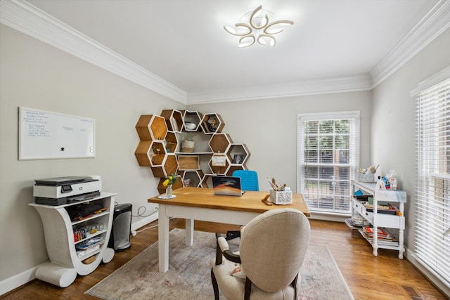 1470 Tyne Blvd, Nashville, TN 37215 - office space featuring crown molding and baseboards
