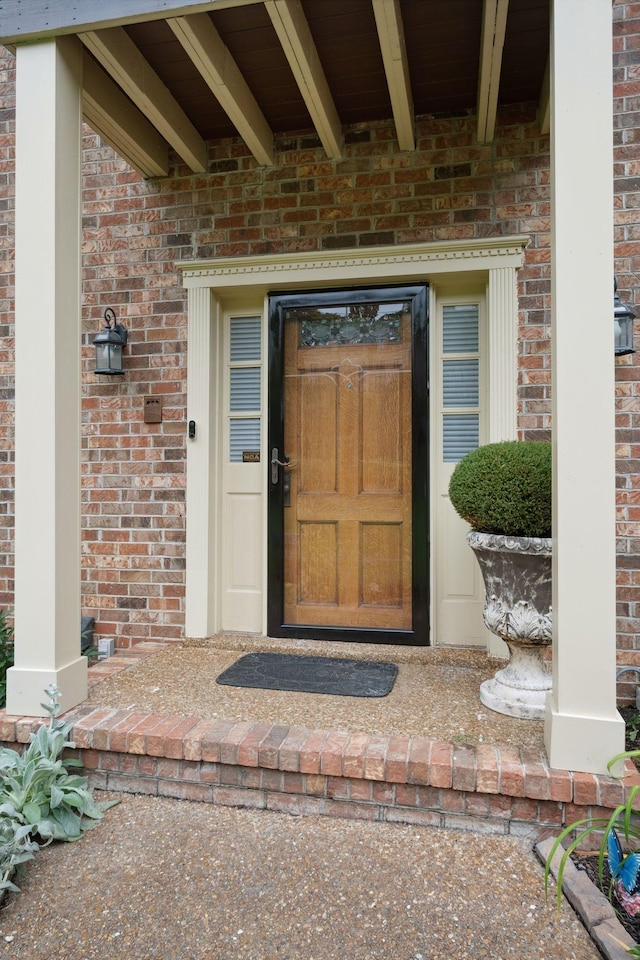 1470 Tyne Blvd, Nashville, TN 37215 - doorway to property with brick siding