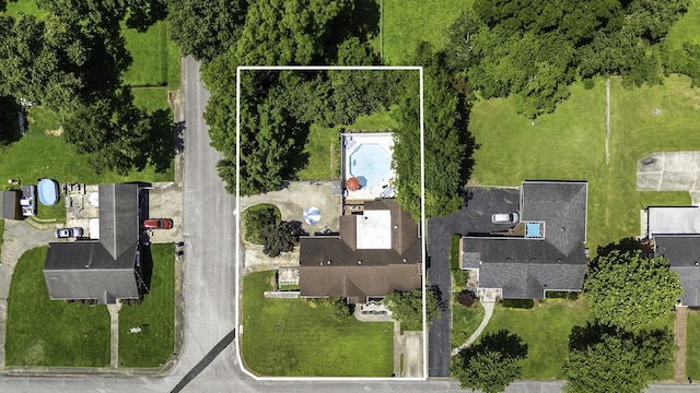 605 Jackson Ave, Carthage, TN 37030 - aerial view of property's location featuring property parcel outlined