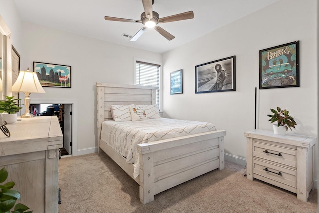 1588 Cobbler Ct, Chattanooga, TN 37421 - bedroom featuring light carpet and a ceiling fan