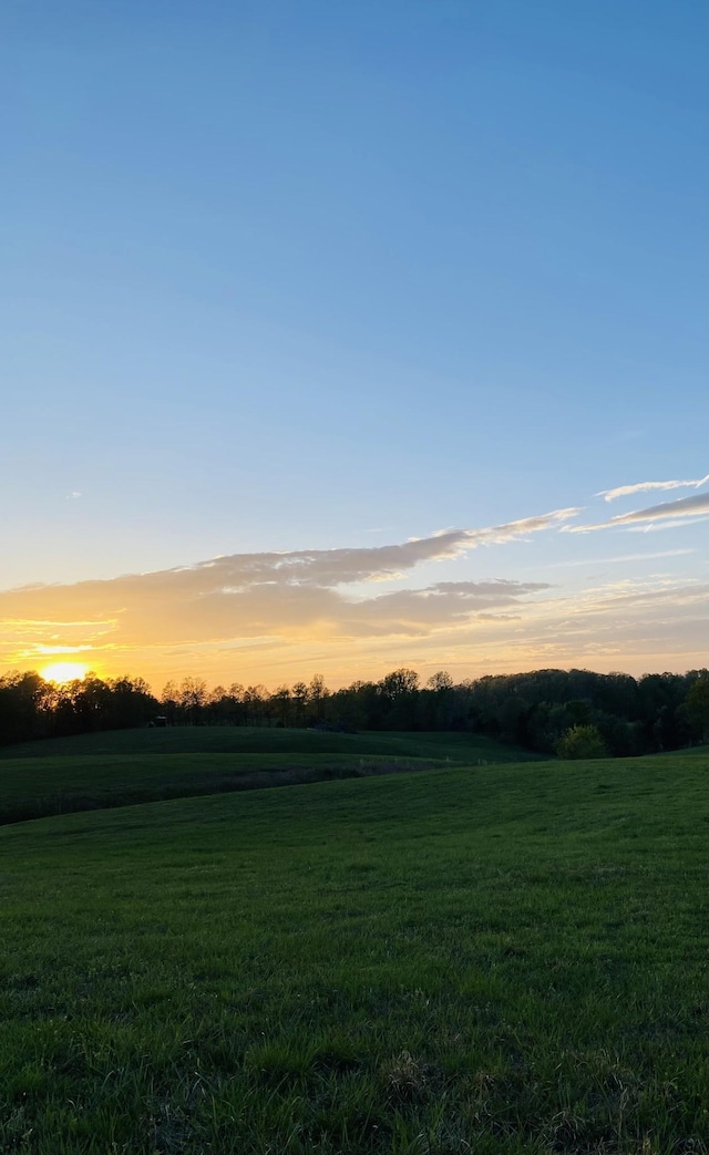 450 Wolf Pit Rd, Erin, TN 37061 - yard at dusk with a view of rural / pastoral area and a yard
