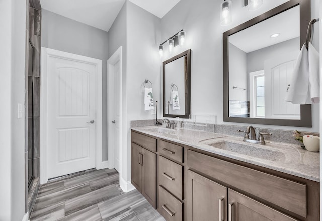 267 Alonzo Pl, Cunningham, TN 37052 - full bath featuring double vanity and an enclosed shower