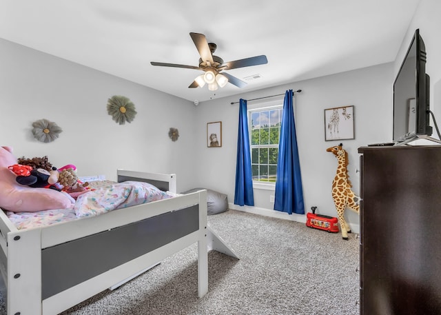 267 Alonzo Pl, Cunningham, TN 37052 - bedroom featuring carpet flooring and a ceiling fan