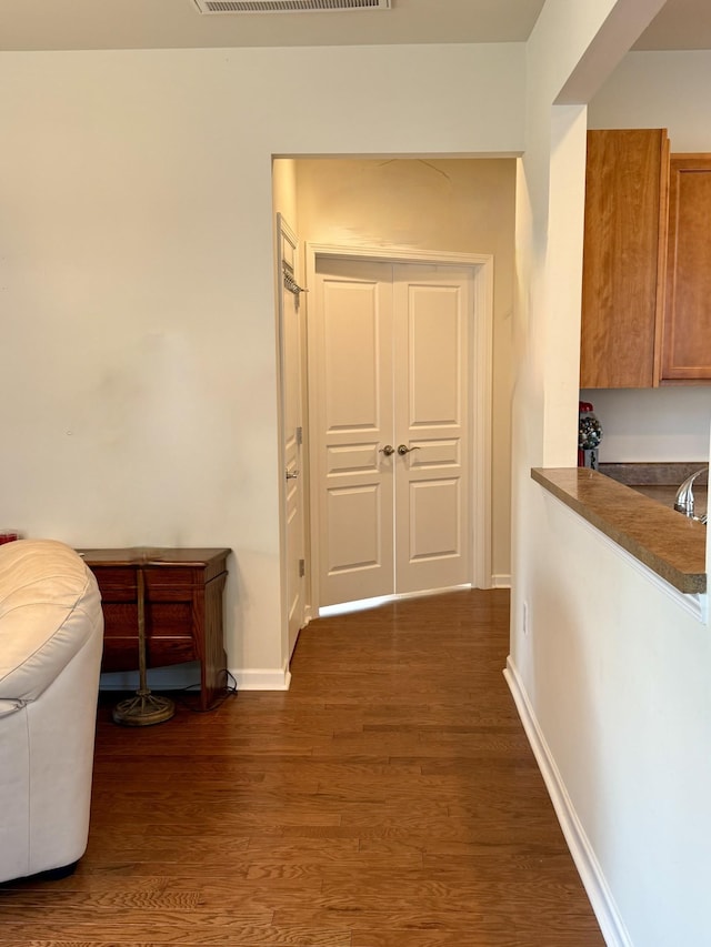 602 Brigadier St, Mount Juliet, TN 37122 - hallway featuring dark wood-style flooring and baseboards