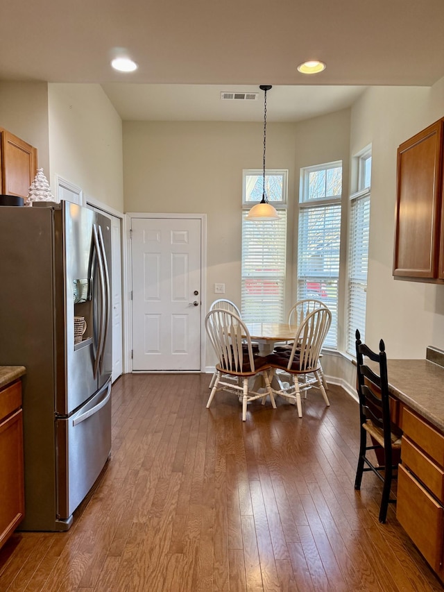 602 Brigadier St, Mount Juliet, TN 37122 - dining space featuring dark wood-type flooring and recessed lighting