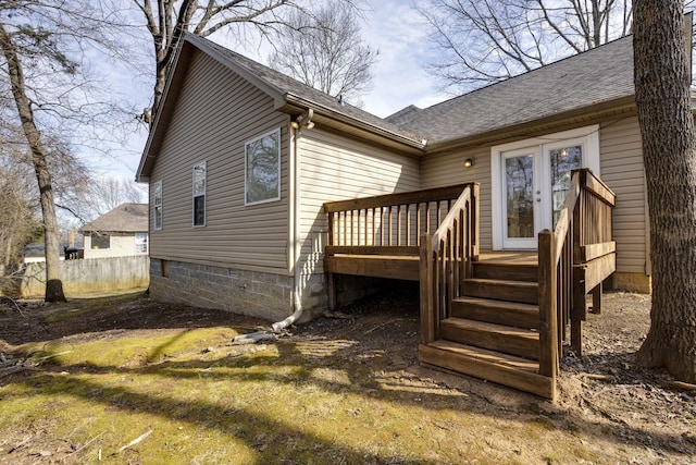 3044 Stone Bridge Rd, Antioch, TN 37013 - back of property featuring a deck and roof with shingles