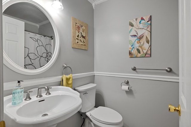 2007 New Castle Rd, Spring Hill, TN 37174 - full bath with a sink and crown molding