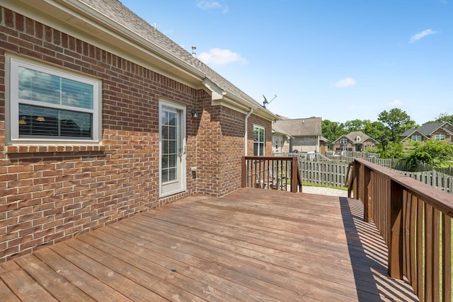 8005 Ragusa Cir, Spring Hill, TN 37174 - deck with a fenced backyard and a residential view