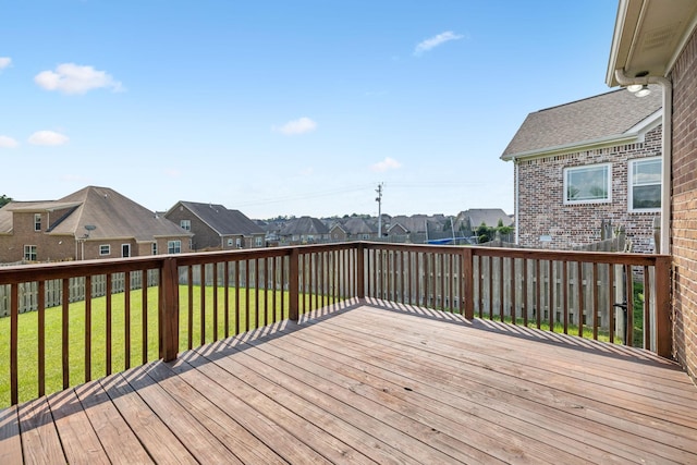 8005 Ragusa Cir, Spring Hill, TN 37174 - wooden terrace featuring a residential view and a yard
