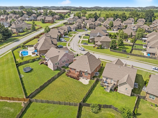 8005 Ragusa Cir, Spring Hill, TN 37174 - aerial view of residential area featuring a pool area