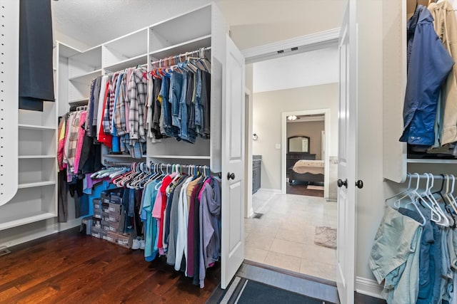 2950 Prince Dr, Clarksville, TN 37043 - spacious closet featuring wood finished floors