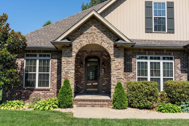 2950 Prince Dr, Clarksville, TN 37043 - entrance to property with brick siding and roof with shingles