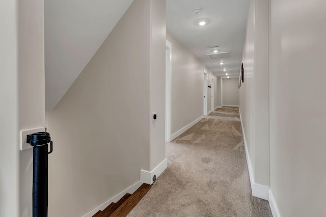 9003 Oden Ct, Brentwood, TN 37027 - hallway with carpet floors and attic access