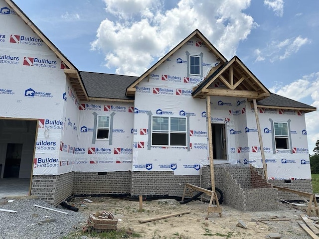 232 Dugout Rd, Summertown, TN 38483 - unfinished property featuring roof with shingles and crawl space