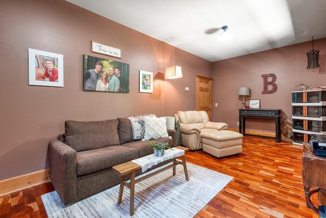 647 Omega Dr, Spring City, TN 37381 - living room featuring light wood-style floors and baseboards