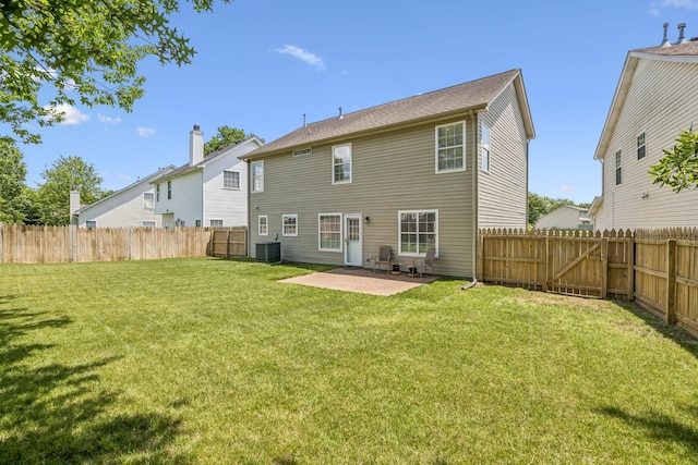 3037 Wilcot Way, Franklin, TN 37069 - rear view of property with a patio area and a fenced backyard