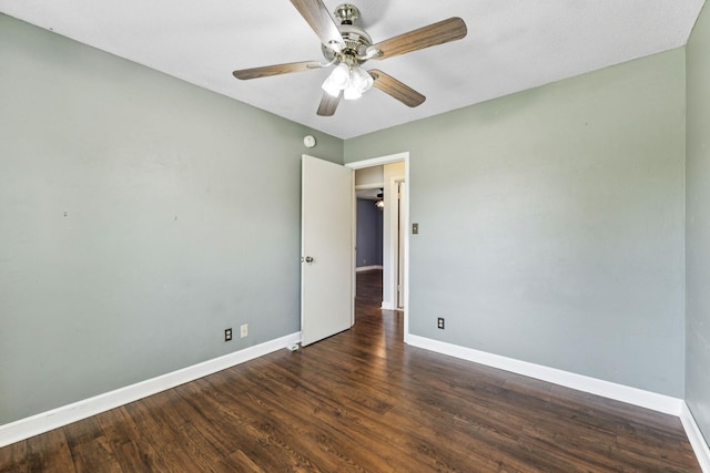 353 Greenleaf Ln, Clarksville, TN 37040 - unfurnished room featuring a ceiling fan and wood finished floors