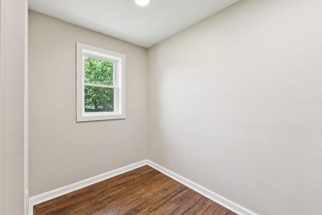 353 Greenleaf Ln, Clarksville, TN 37040 - unfurnished room featuring baseboards and dark wood-type flooring