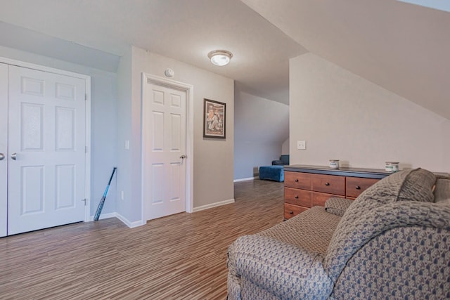 5334 Shelbyville Pike, Christiana, TN 37037 - living room with wood finished floors and lofted ceiling