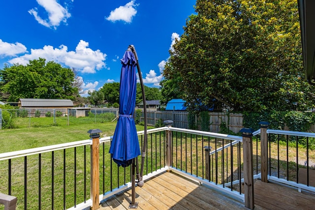 5334 Shelbyville Pike, Christiana, TN 37037 - deck with a fenced backyard