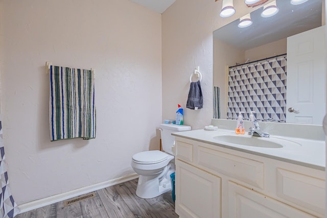 5334 Shelbyville Pike, Christiana, TN 37037 - full bath with vanity, wood finished floors, and curtained shower