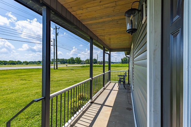 5334 Shelbyville Pike, Christiana, TN 37037 - porch with a lawn and a view of rural / pastoral area