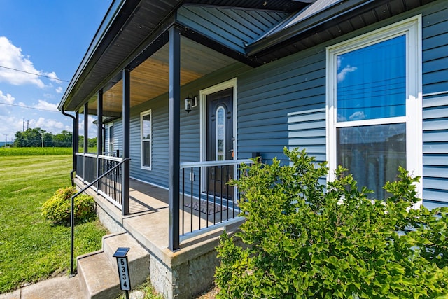 5334 Shelbyville Pike, Christiana, TN 37037 - view of home's exterior with a porch and a yard